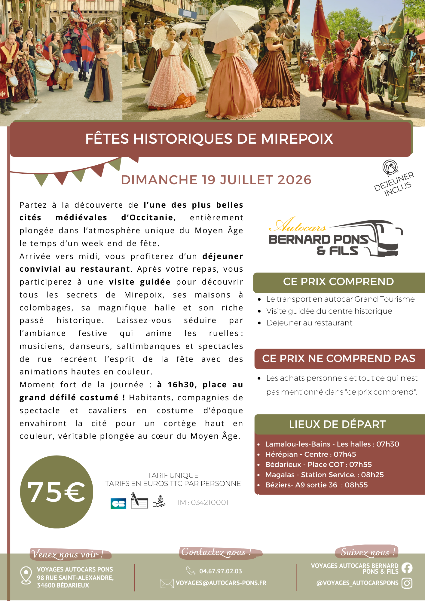 Fêtes historiques de mirepoix