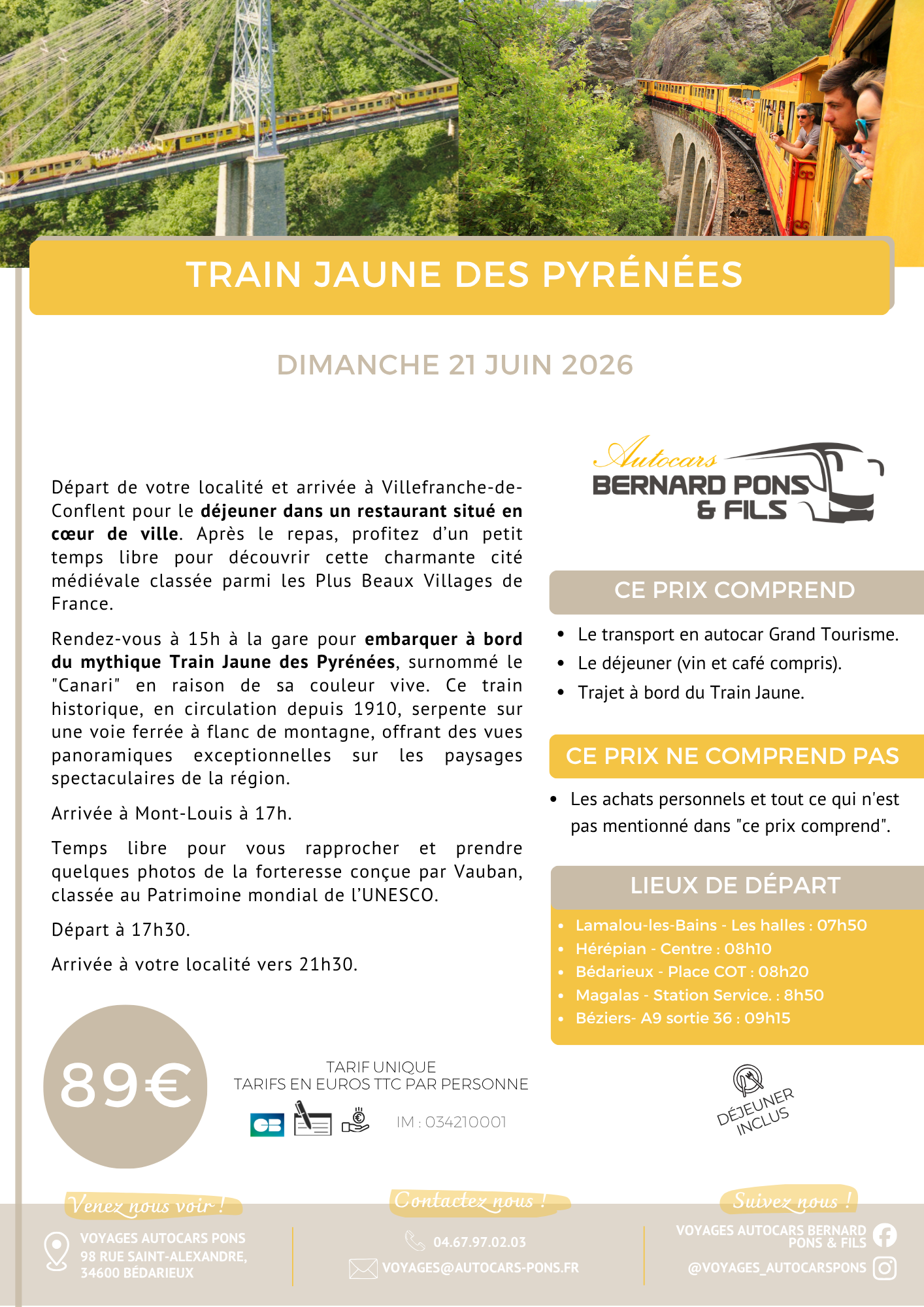 Train Jaune des Pyrénées