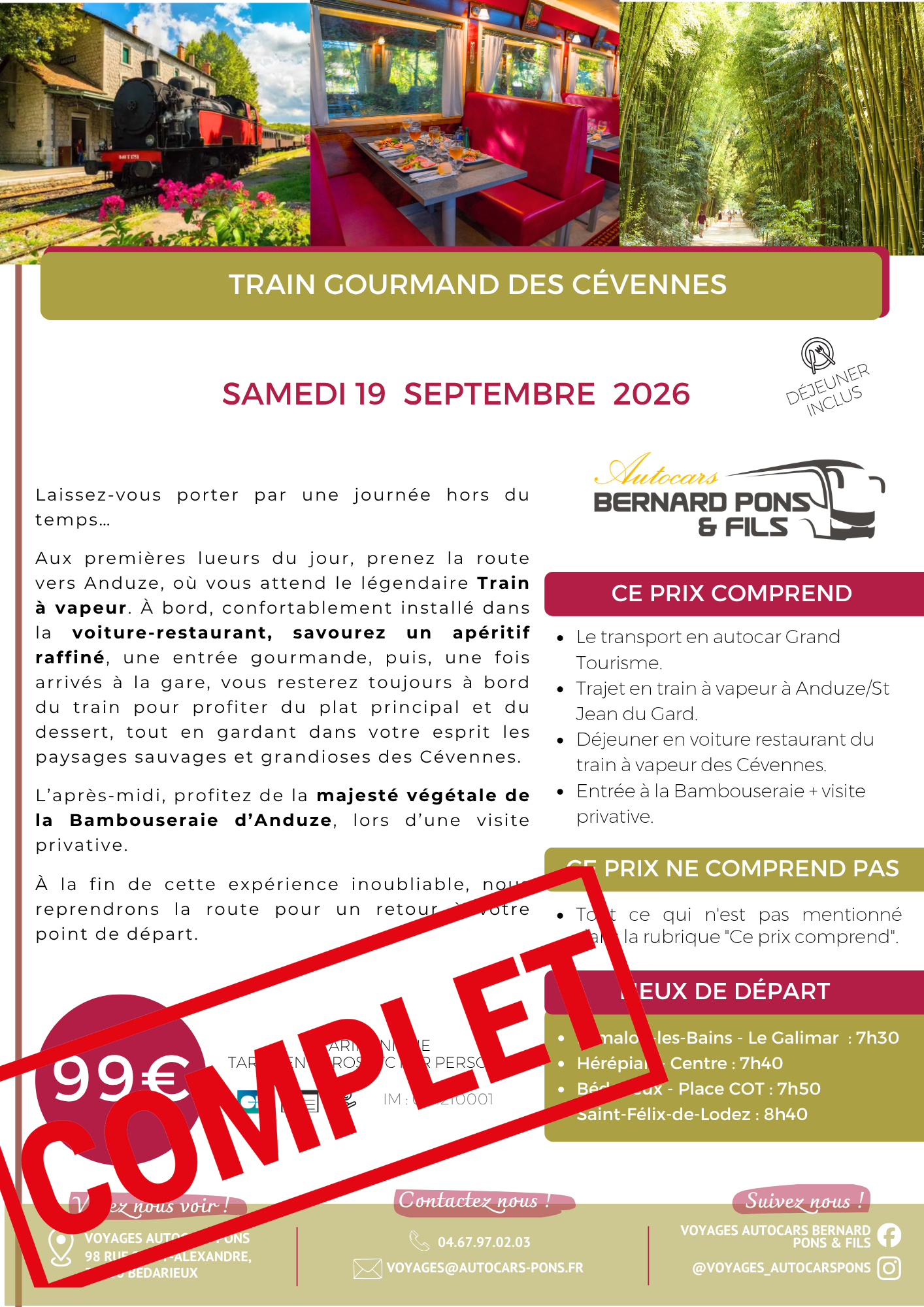 Train gourmand en Cévennes (1)